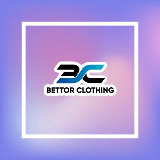 Bubble-free Bettor Clothing sticker